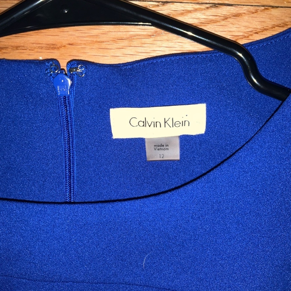 Calvin Klein Royal Blue Mini Dress - Picture 2 of 2